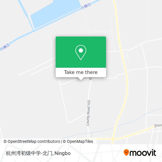 杭州湾初级中学-北门 map