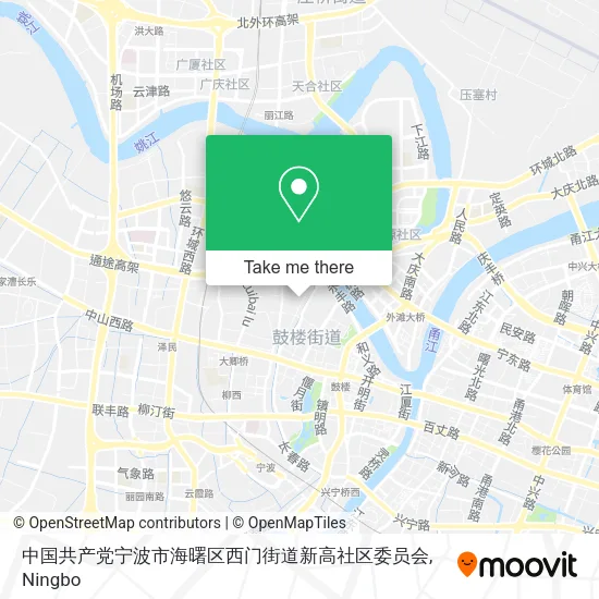 中国共产党宁波市海曙区西门街道新高社区委员会 map