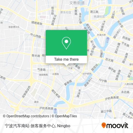 宁波汽车南站-旅客服务中心 map