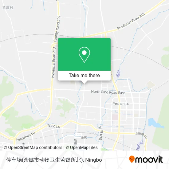 停车场(余姚市动物卫生监督所北) map