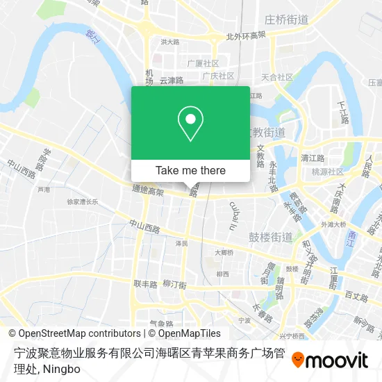 宁波聚意物业服务有限公司海曙区青苹果商务广场管理处 map