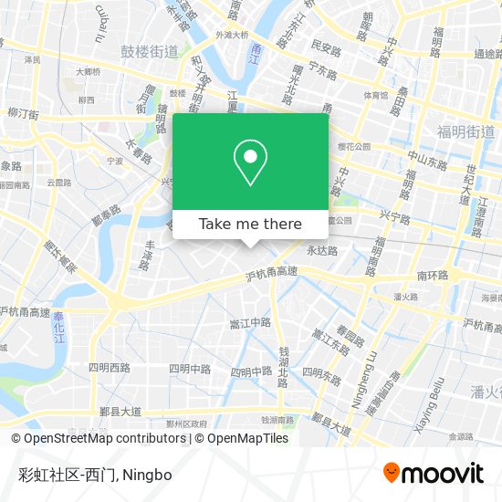 彩虹社区-西门 map