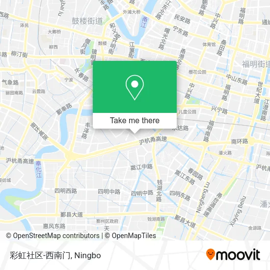 彩虹社区-西南门 map
