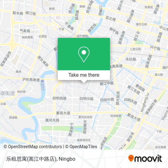乐租思寓(嵩江中路店) map