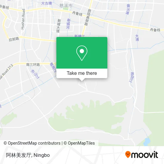 阿林美发厅 map