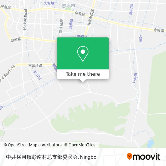 中共横河镇彭南村总支部委员会 map