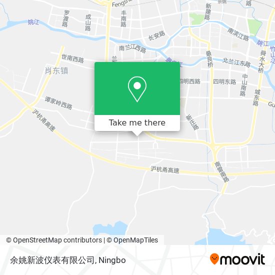 余姚新波仪表有限公司 map