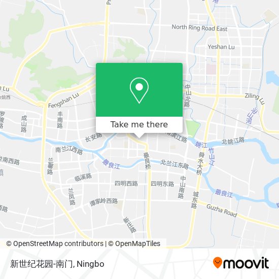 新世纪花园-南门 map