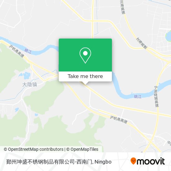 鄞州坤盛不锈钢制品有限公司-西南门 map