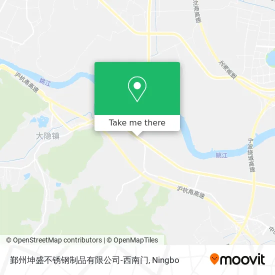 鄞州坤盛不锈钢制品有限公司-西南门 map