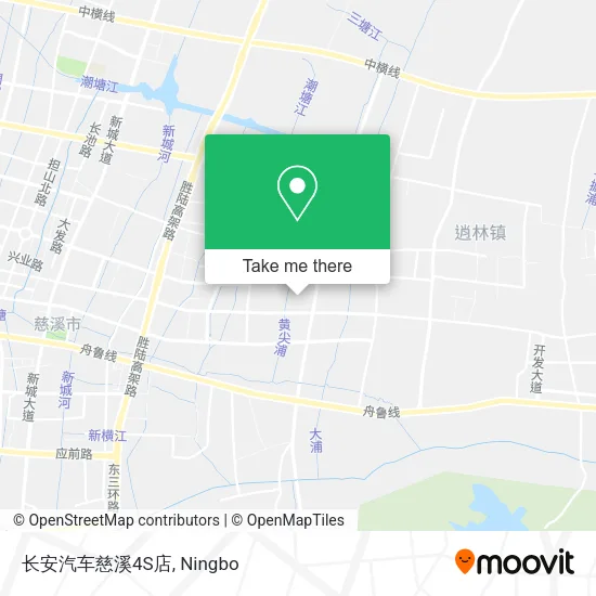 长安汽车慈溪4S店 map