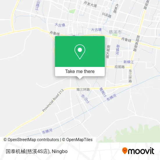 国泰机械(慈溪4S店) map