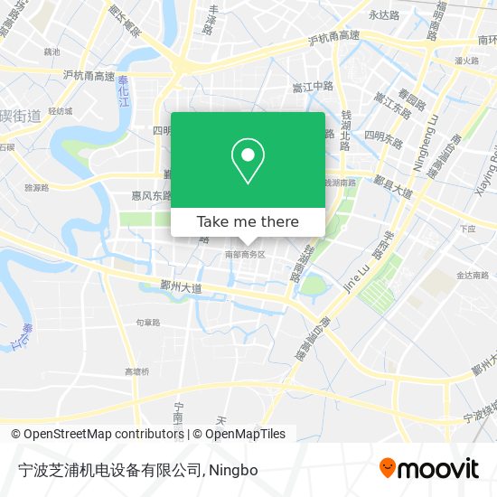宁波芝浦机电设备有限公司 map