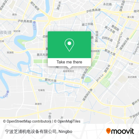 宁波芝浦机电设备有限公司 map
