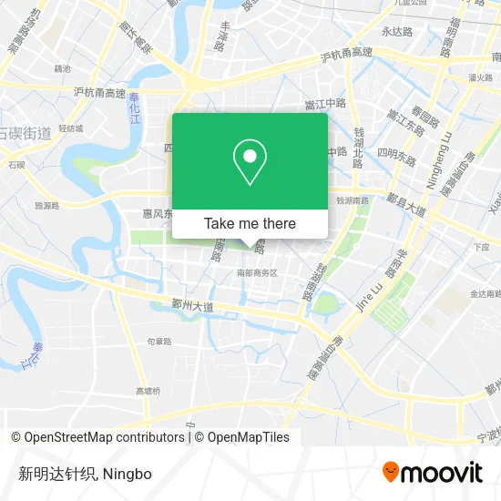 新明达针织 map