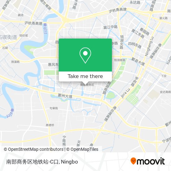 南部商务区地铁站-C口 map