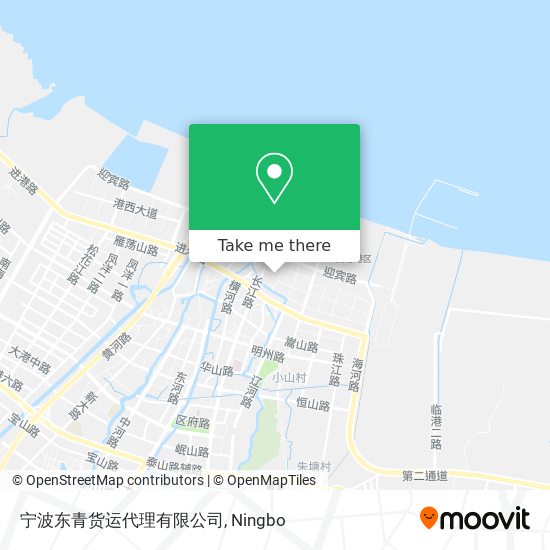 宁波东青货运代理有限公司 map