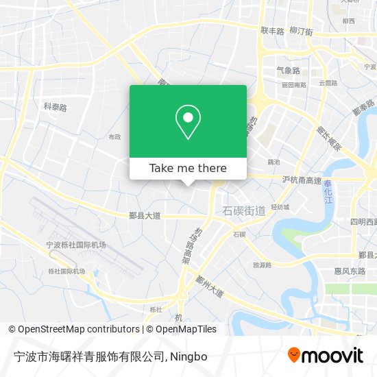 宁波市海曙祥青服饰有限公司 map