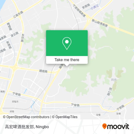 高宏啤酒批发部 map