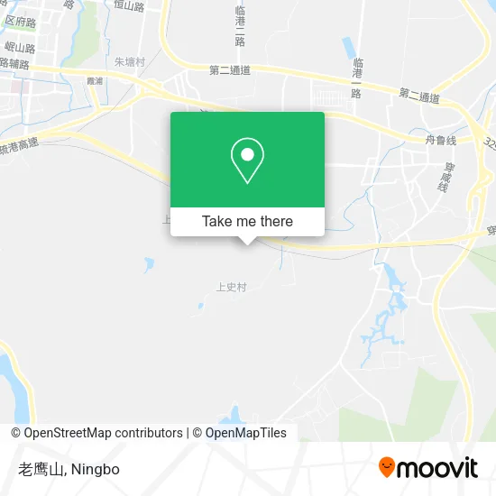 老鹰山 map
