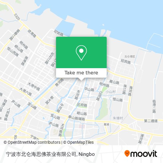 宁波市北仑海思佛茶业有限公司 map