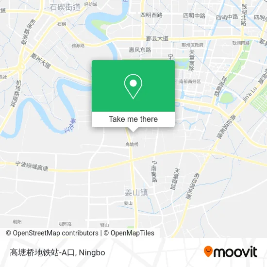 高塘桥地铁站-A口 map