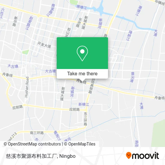 慈溪市聚源布料加工厂 map