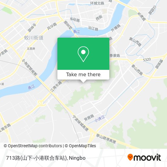 713路(山下-小港联合车站) map