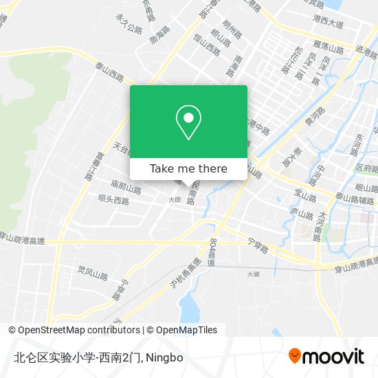 北仑区实验小学-西南2门 map