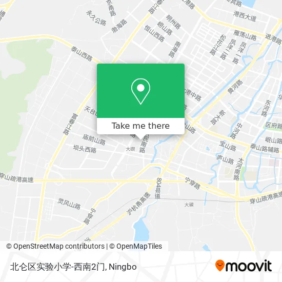 北仑区实验小学-西南2门 map