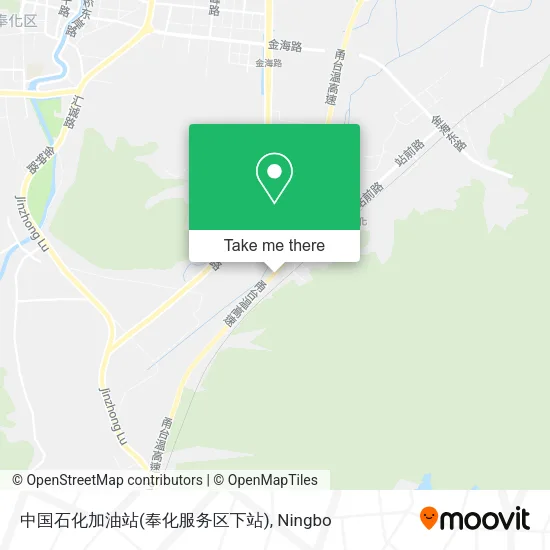 中国石化加油站(奉化服务区下站) map