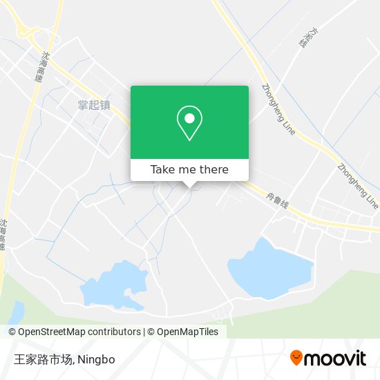 王家路市场 map