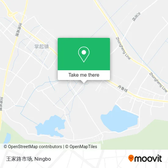 王家路市场 map