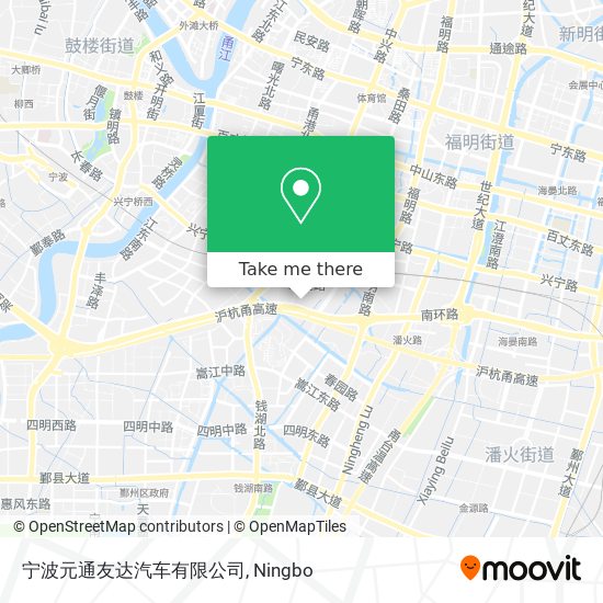宁波元通友达汽车有限公司 map
