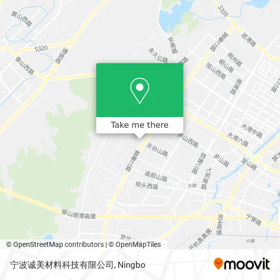 宁波诚美材料科技有限公司 map