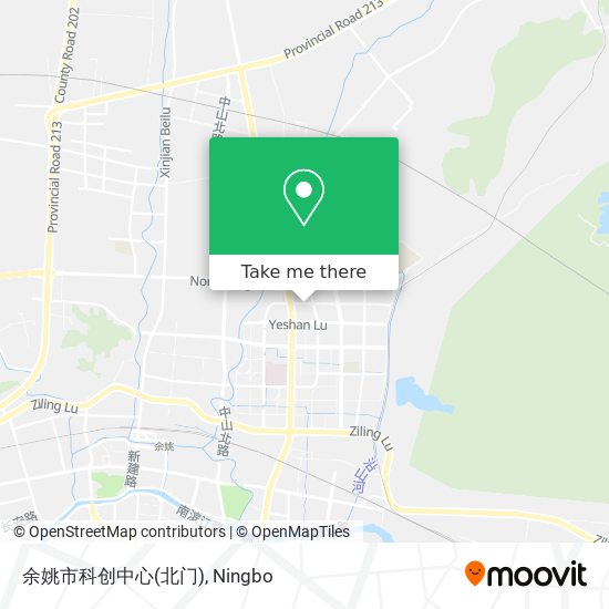 余姚市科创中心(北门) map