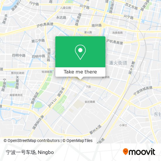 宁波一号车场 map