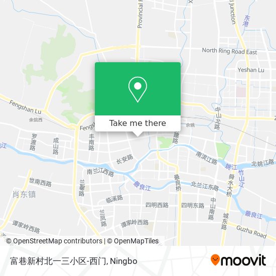 富巷新村北一三小区-西门 map