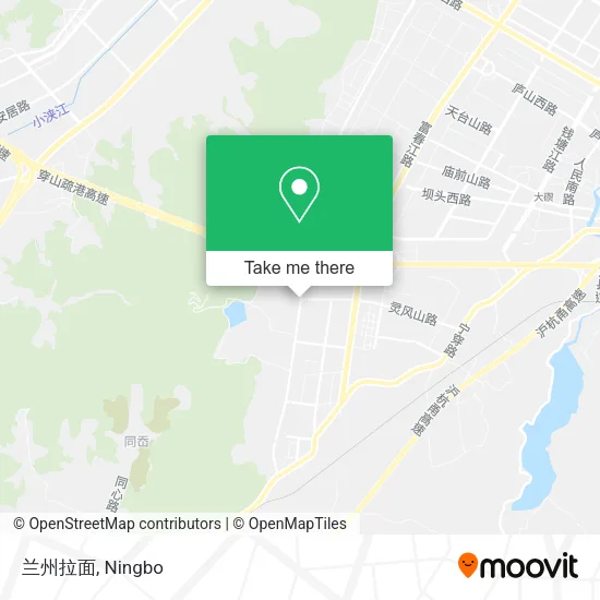 兰州拉面 map