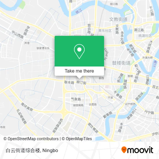 白云街道综合楼 map