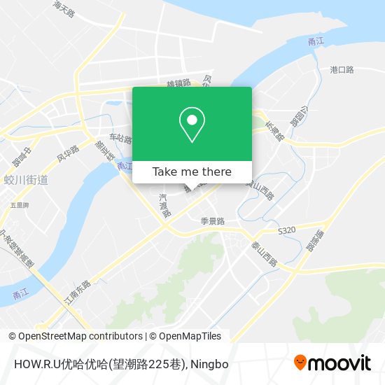 HOW.R.U优哈优哈(望潮路225巷) map