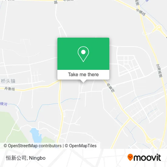 恒新公司 map