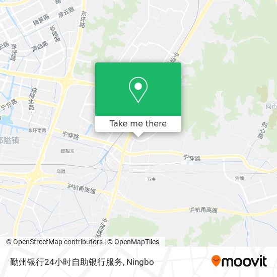 勤州银行24小时自助银行服务 map