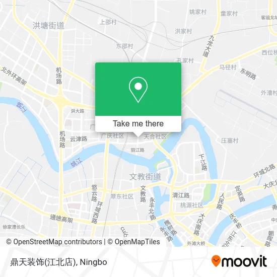 鼎天装饰(江北店) map