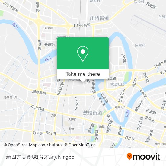 新四方美食城(育才店) map