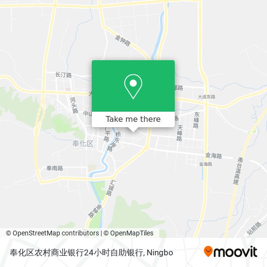 奉化区农村商业银行24小时自助银行 map