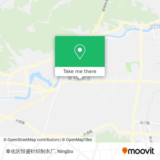 奉化区恒盛针织制衣厂 map