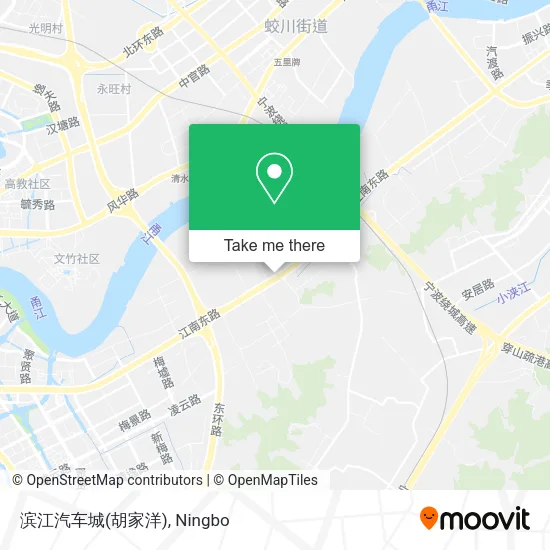 滨江汽车城(胡家洋) map