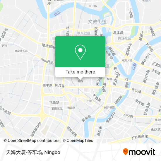 天海大厦-停车场 map