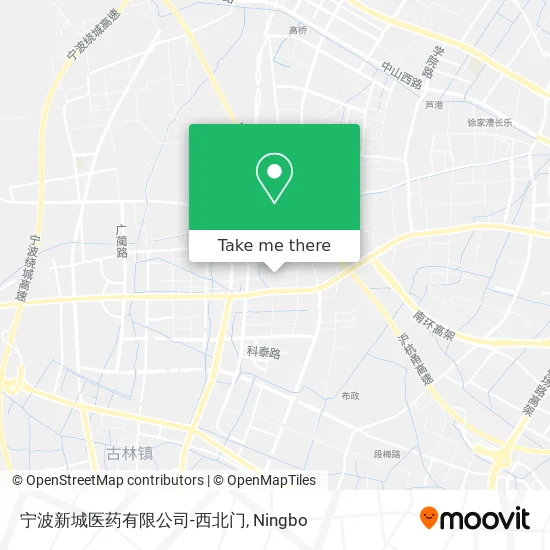 宁波新城医药有限公司-西北门 map